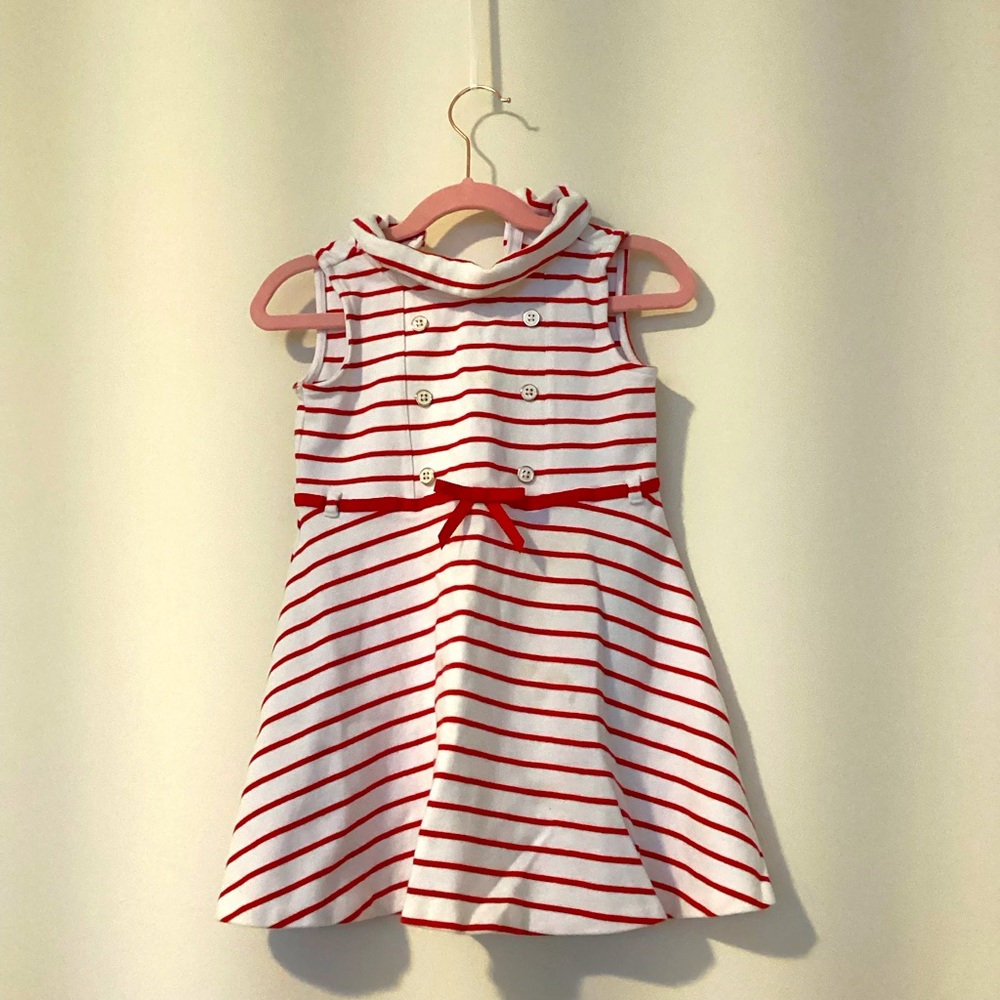 Janie and Jack striped ponte dress